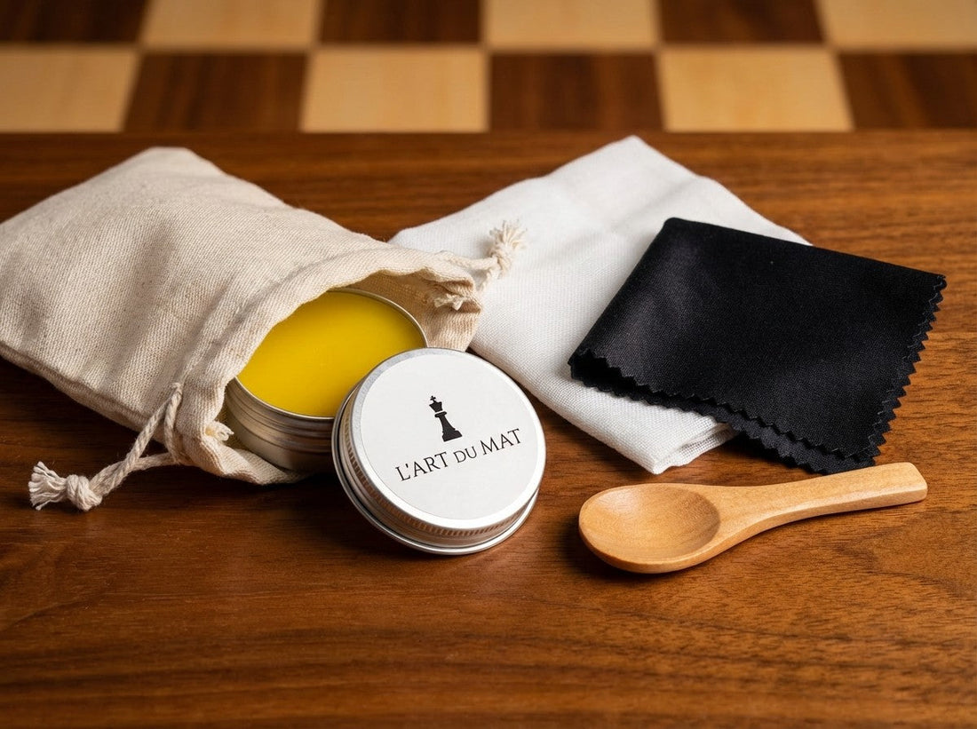 L'entretien d'un échiquier en bois